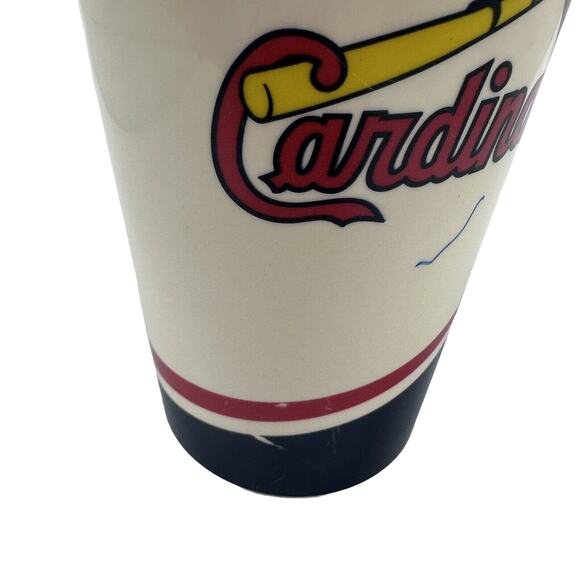 St Louis Cardinals Logo 16oz Tumblers Plastic Whirley Drink Work 2018 MLB W/Lids - Picture 5 of 8